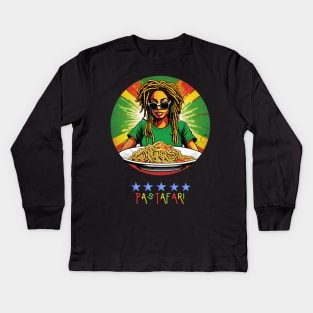 Pastafari Women Kids Long Sleeve T-Shirt